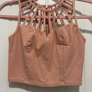 Two Charlotte Russe Pink Crop Tops / Size S